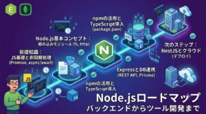 Node.jsロードマップ：バックエンドからツール開発まで