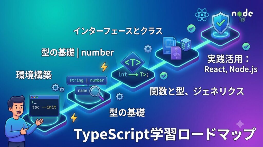 TypeScript学習ロードマップ：バグを未然に防ぐプロの選択