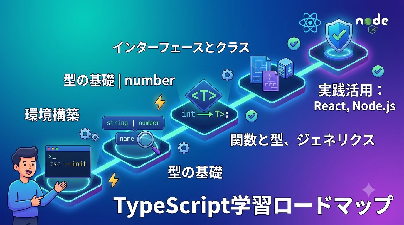 TypeScript学習ロードマップ:バグを未然に防ぐプロの選択