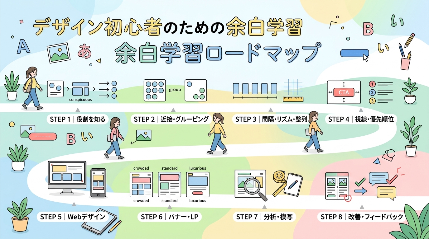 デザイン初心者のための余白学習ロードマップ